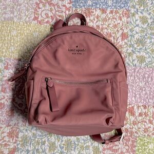 Kate Spade Dusty Rose Nylon Backpack